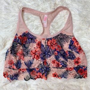 Victoria’s Secret Pink Lace Racerback Bralette